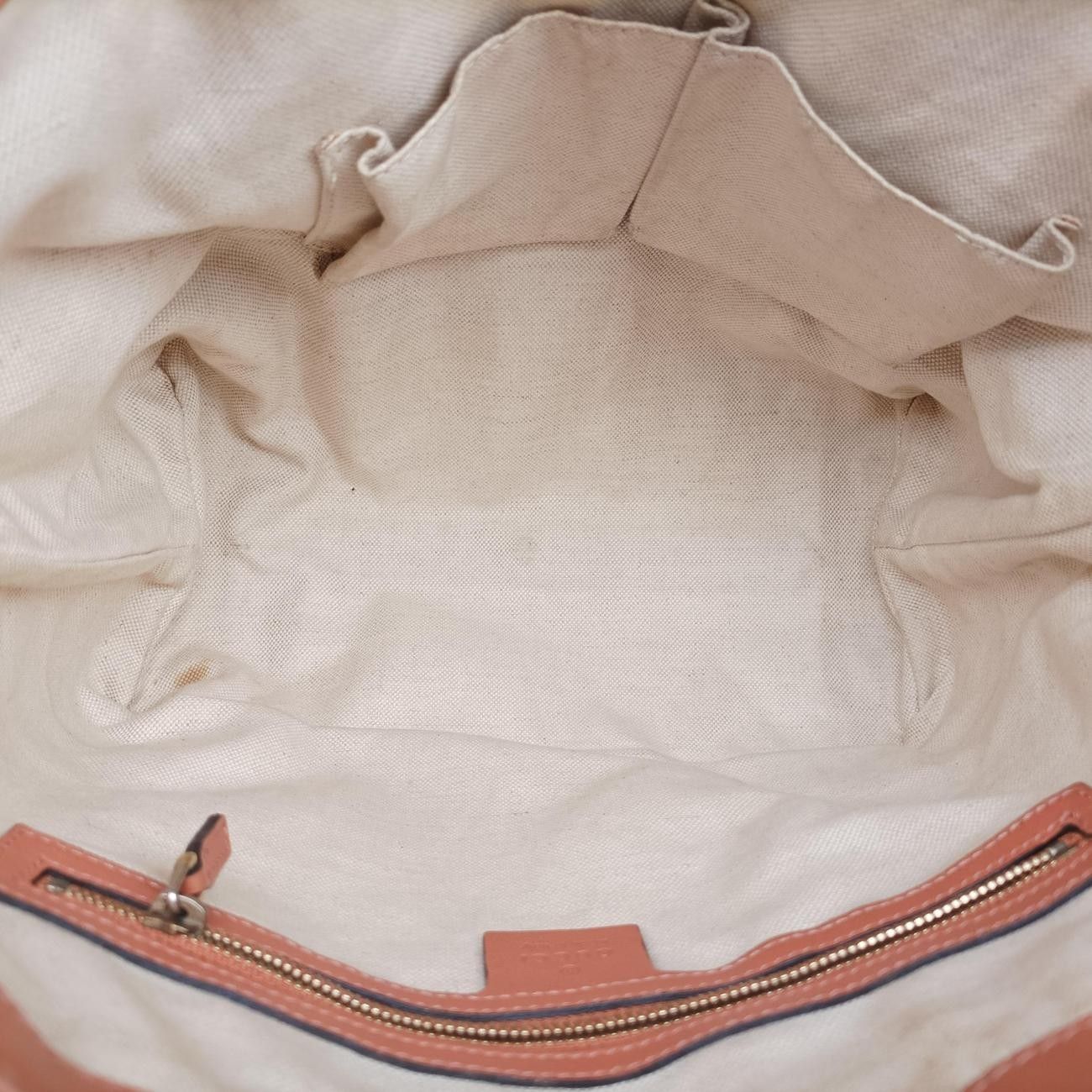 Gucci Guccissima Heart Bit Orange Leather Handbag — view 9