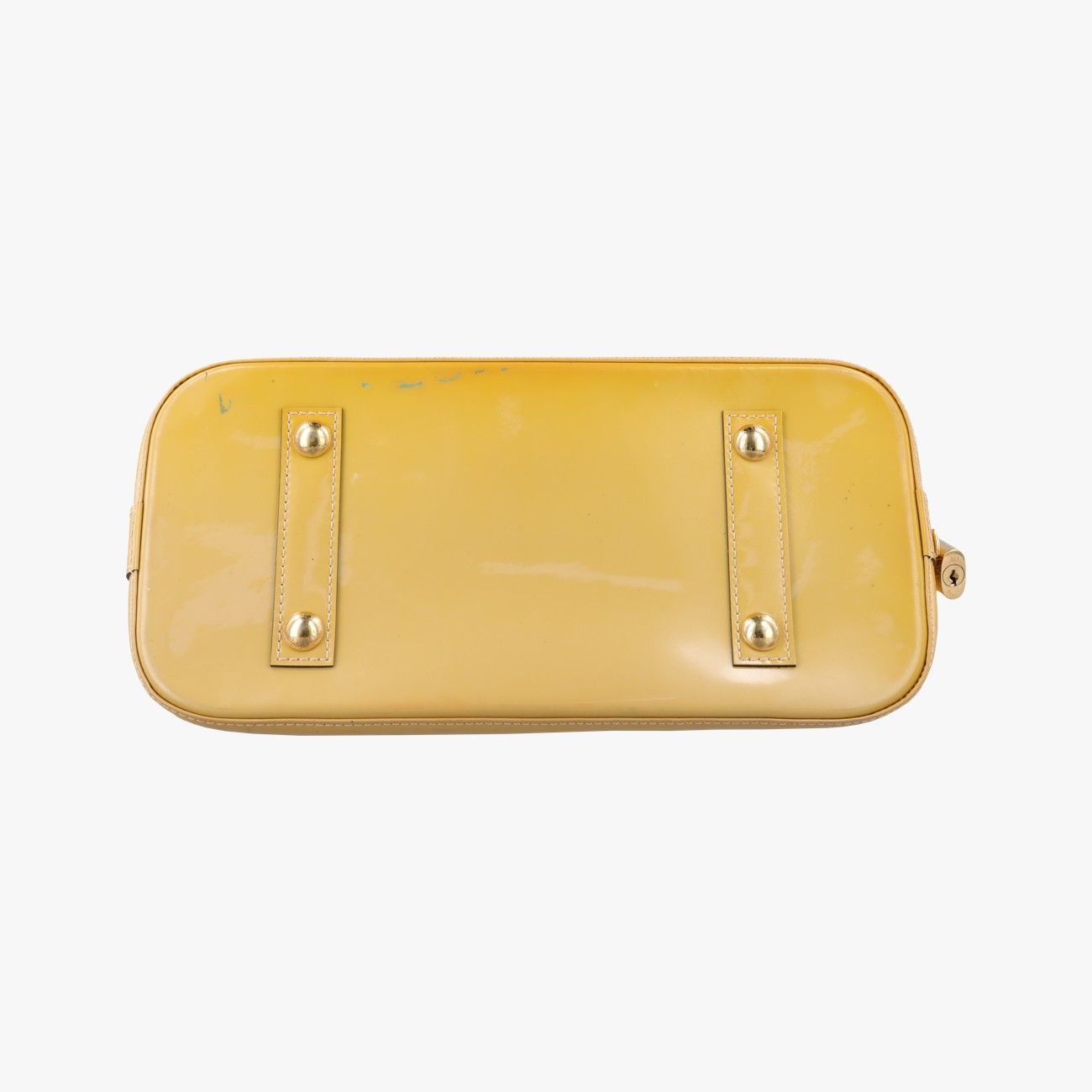 Louis Vuitton Alma PM Citrine Vernis Handbag — view 3