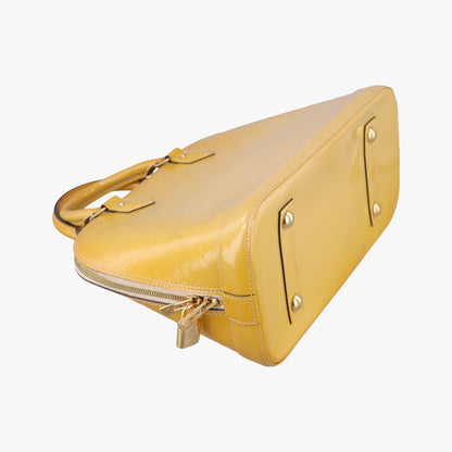 Louis Vuitton Alma PM Citrine Vernis Handbag — view 7