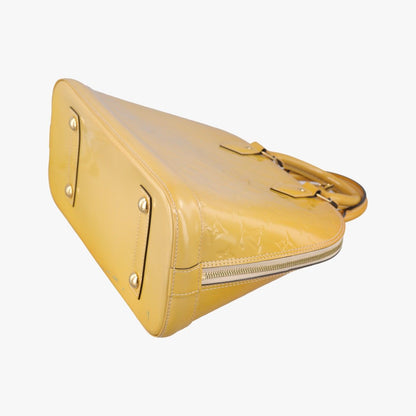 Louis Vuitton Alma PM Citrine Vernis Handbag — view 6