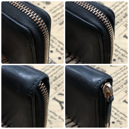 Gucci Wallet Round Leather Black Card Coin — view 4