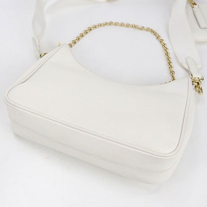 Prada Saffiano Leather Re Edition Crossbody Shoulder Bag Calf — view 2