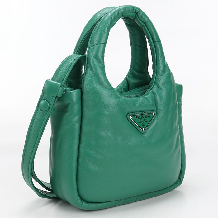 Prada 2-Way Handbag Leather