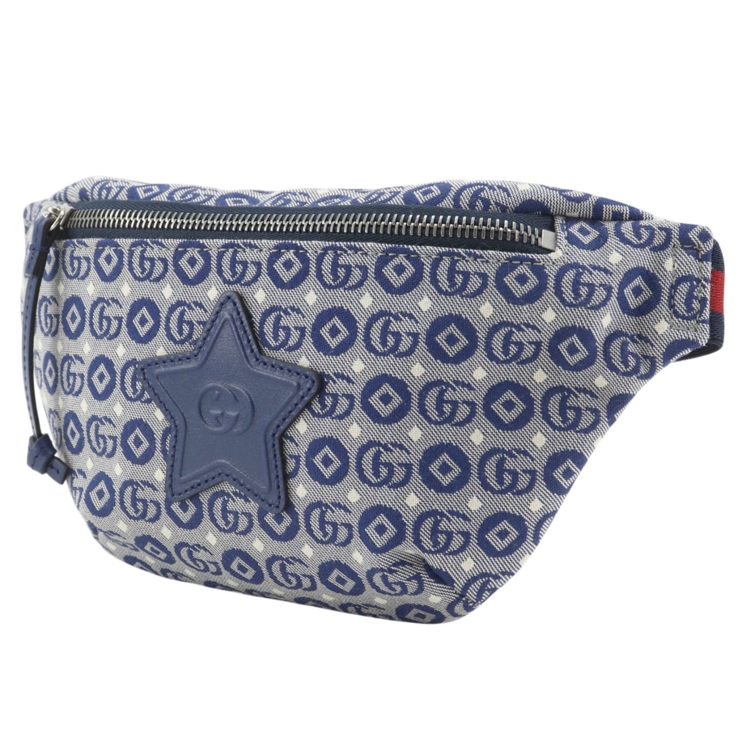 Gucci Children's Star GG Canvas Navy Waist Bag — view 2