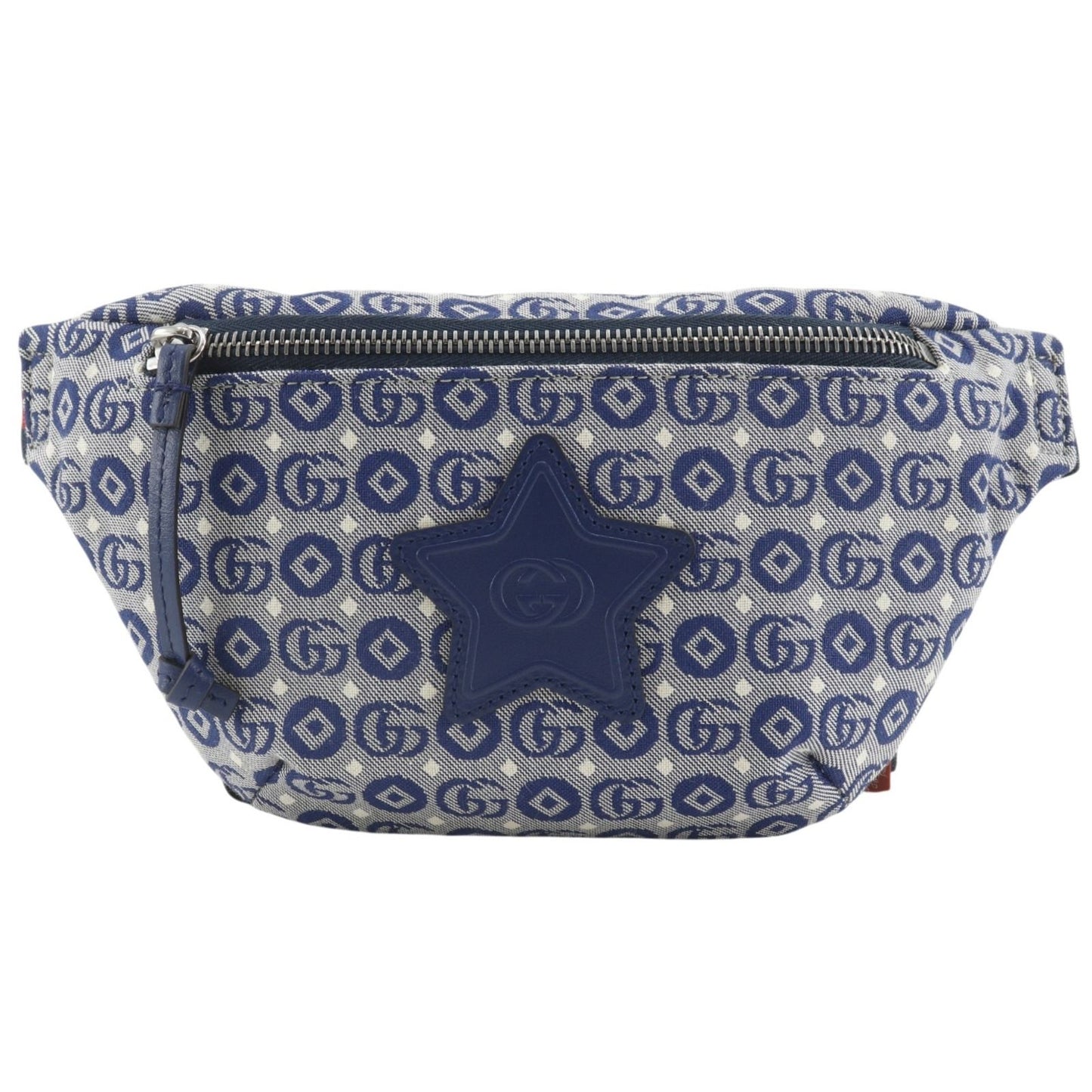 Gucci Children's Star GG Canvas Navy Waist Bag