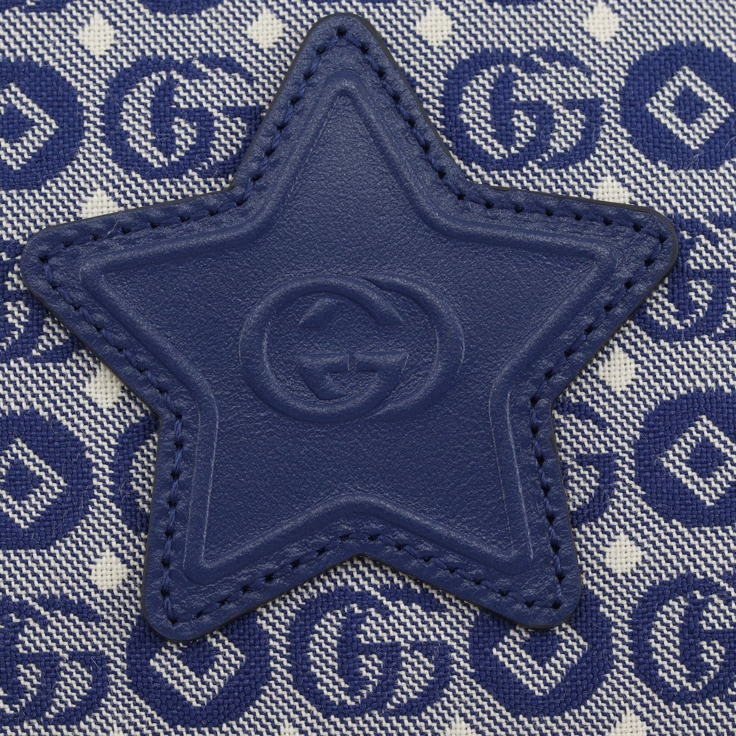 Gucci Children's Star GG Canvas Navy Waist Bag — view 8