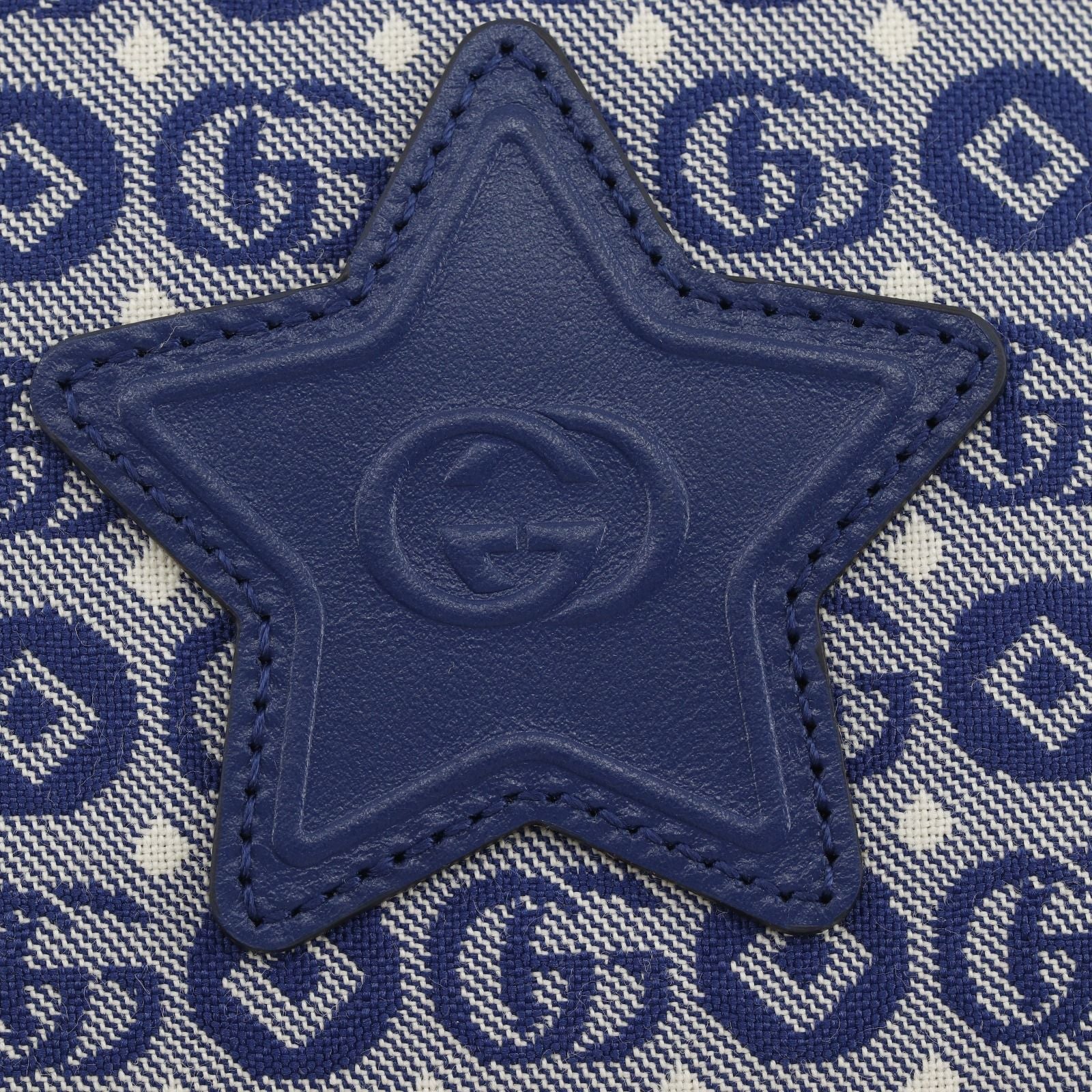 Gucci Children's Star GG Canvas Navy Waist Bag — view 8