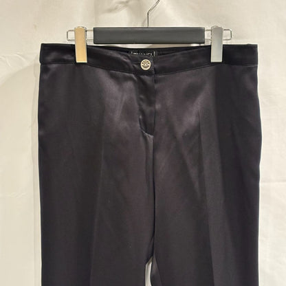 Chanel Silk Pants Trousers Black 38 — view 3