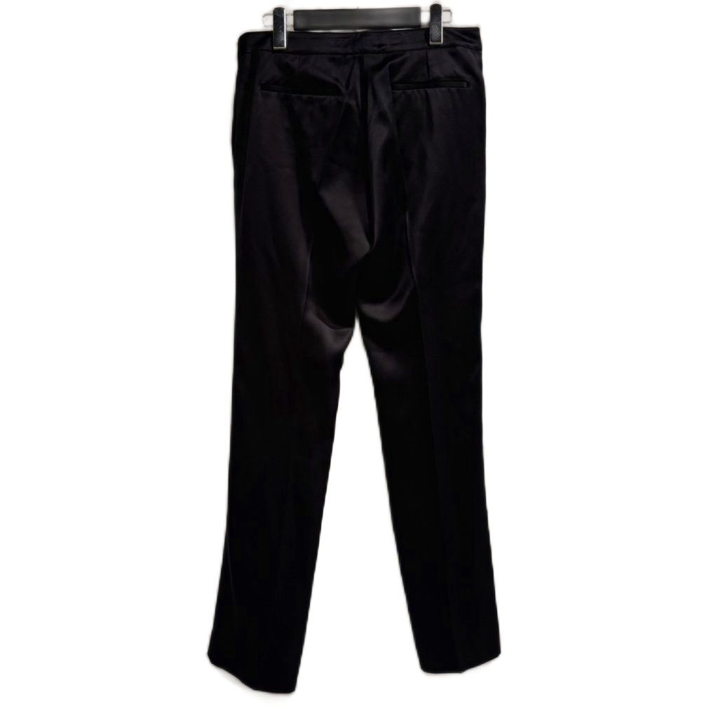 Chanel Silk Pants Trousers Black 38 — view 2