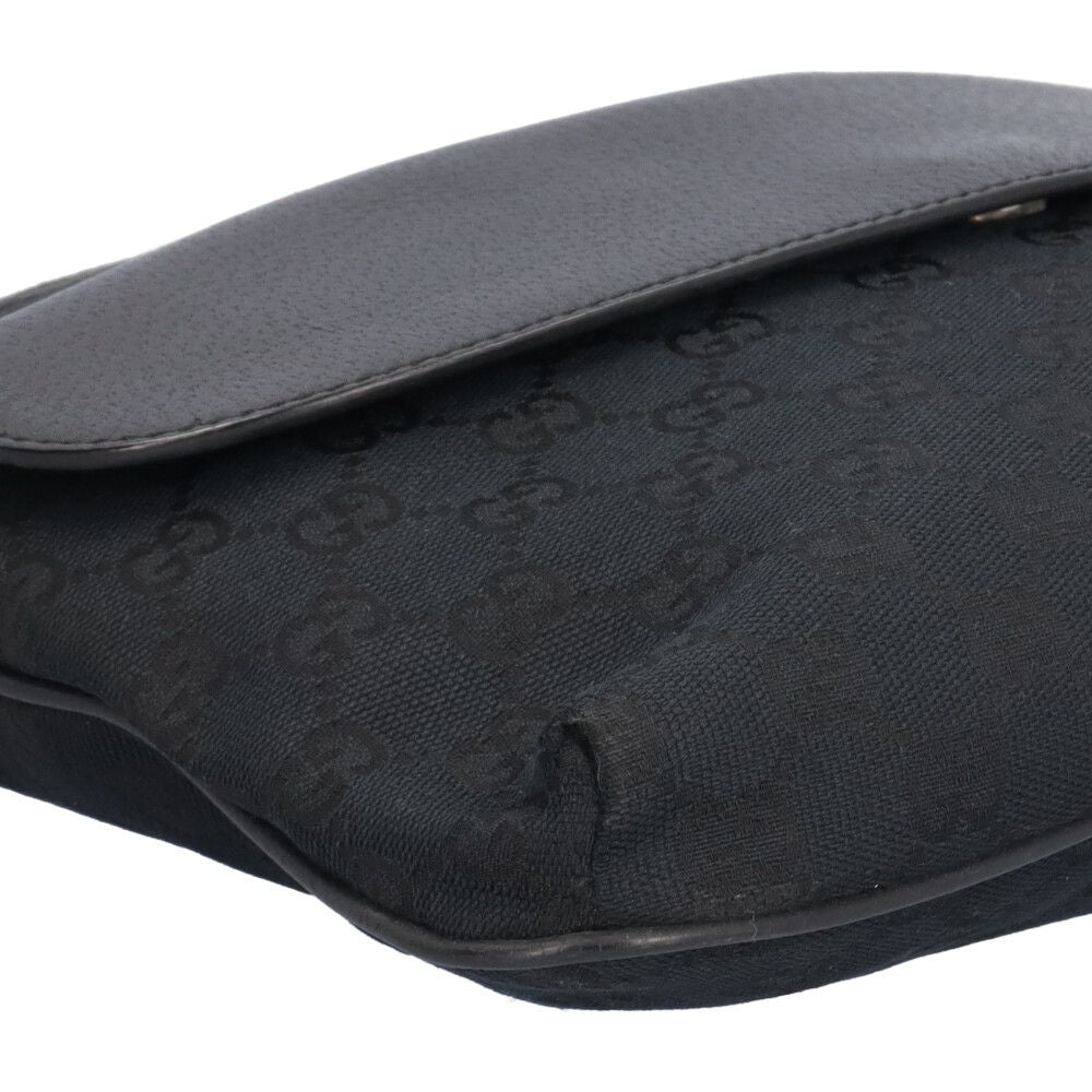 Gucci GG Canvas Shoulder Bag Black — view 9
