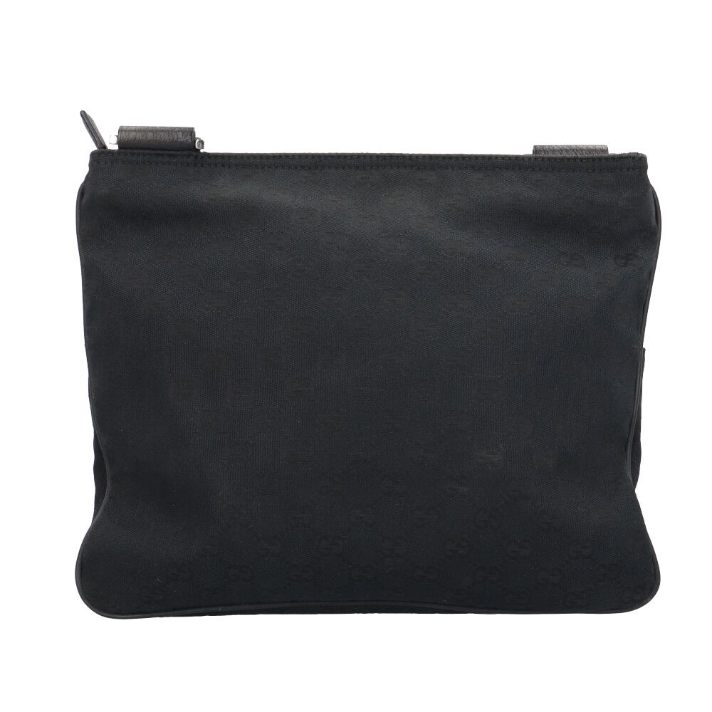 Gucci GG Canvas Shoulder Bag Black — view 3