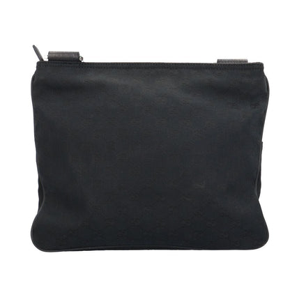 Gucci GG Canvas Shoulder Bag Black — view 3