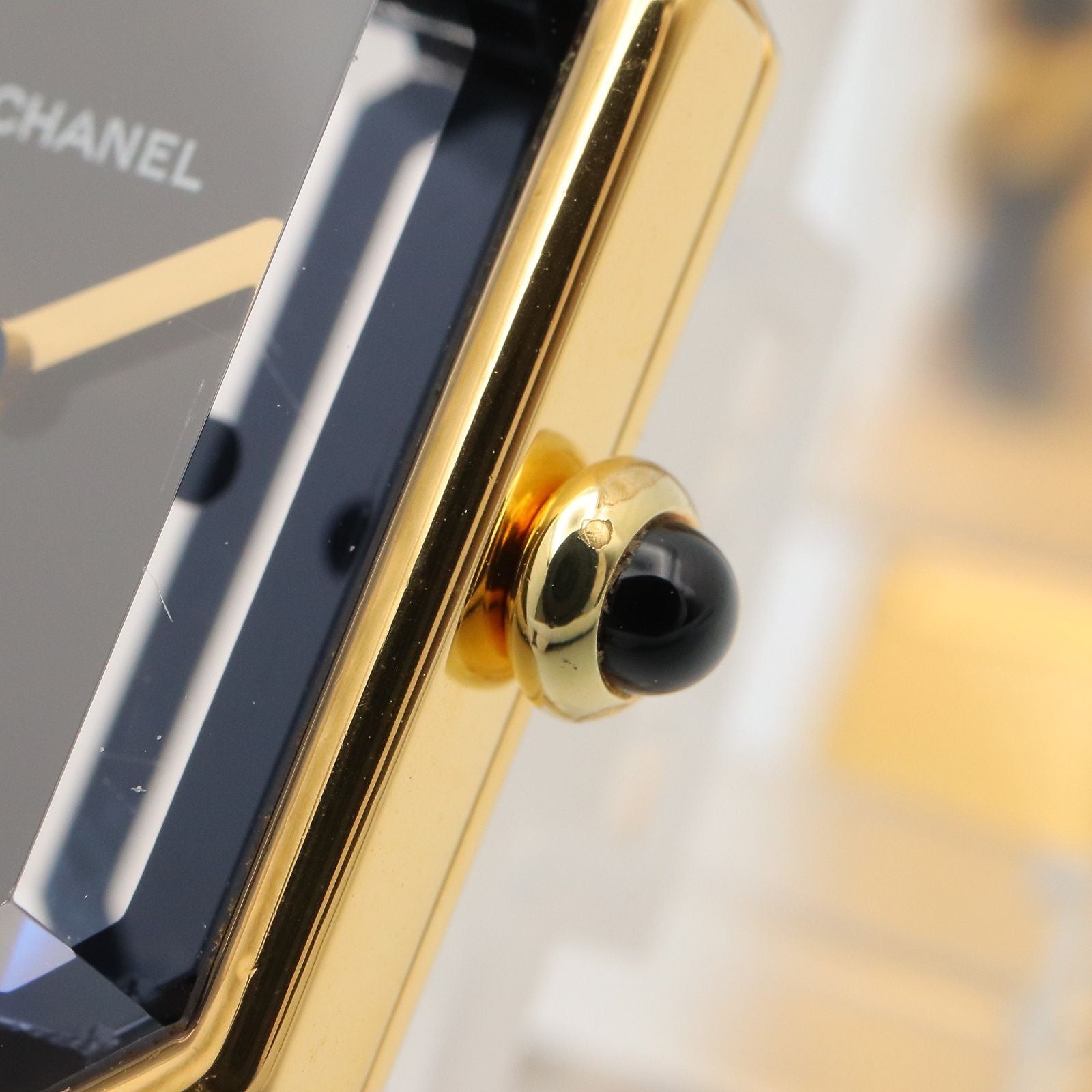 Chanel Watch Premiere XL Black Leather — view 7
