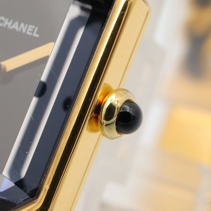 Chanel Watch Premiere XL Black Leather — view 7