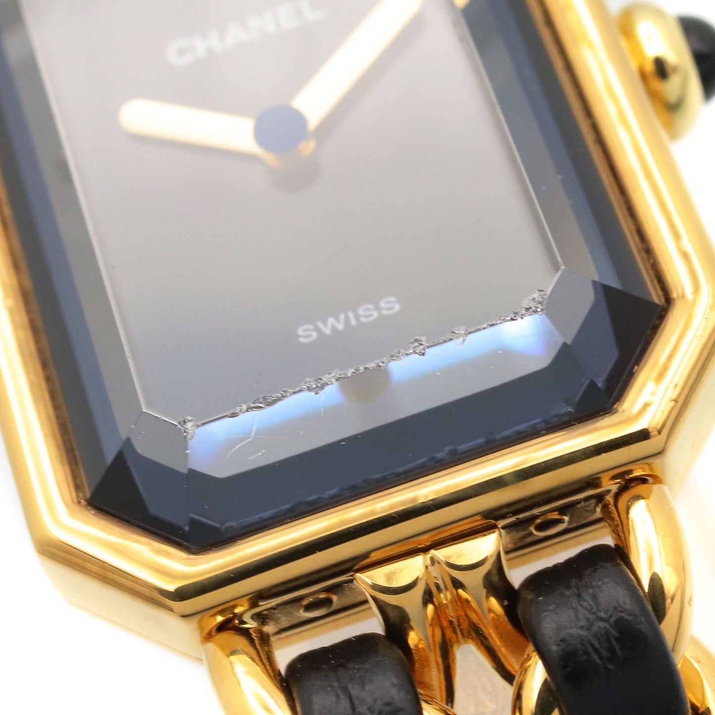 Chanel Watch Premiere XL Black Leather — view 9