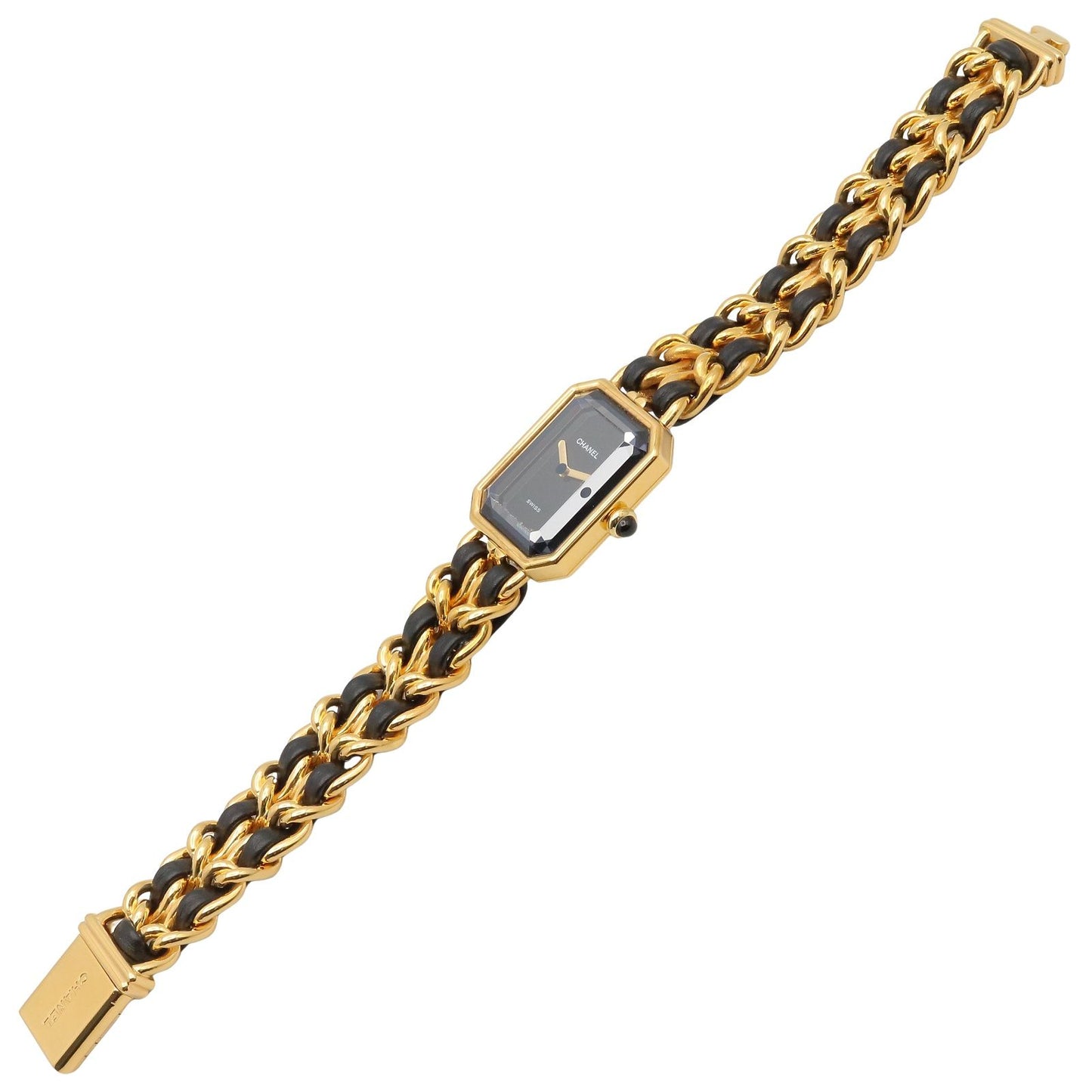 Chanel Watch Premiere XL Black Leather — view 4