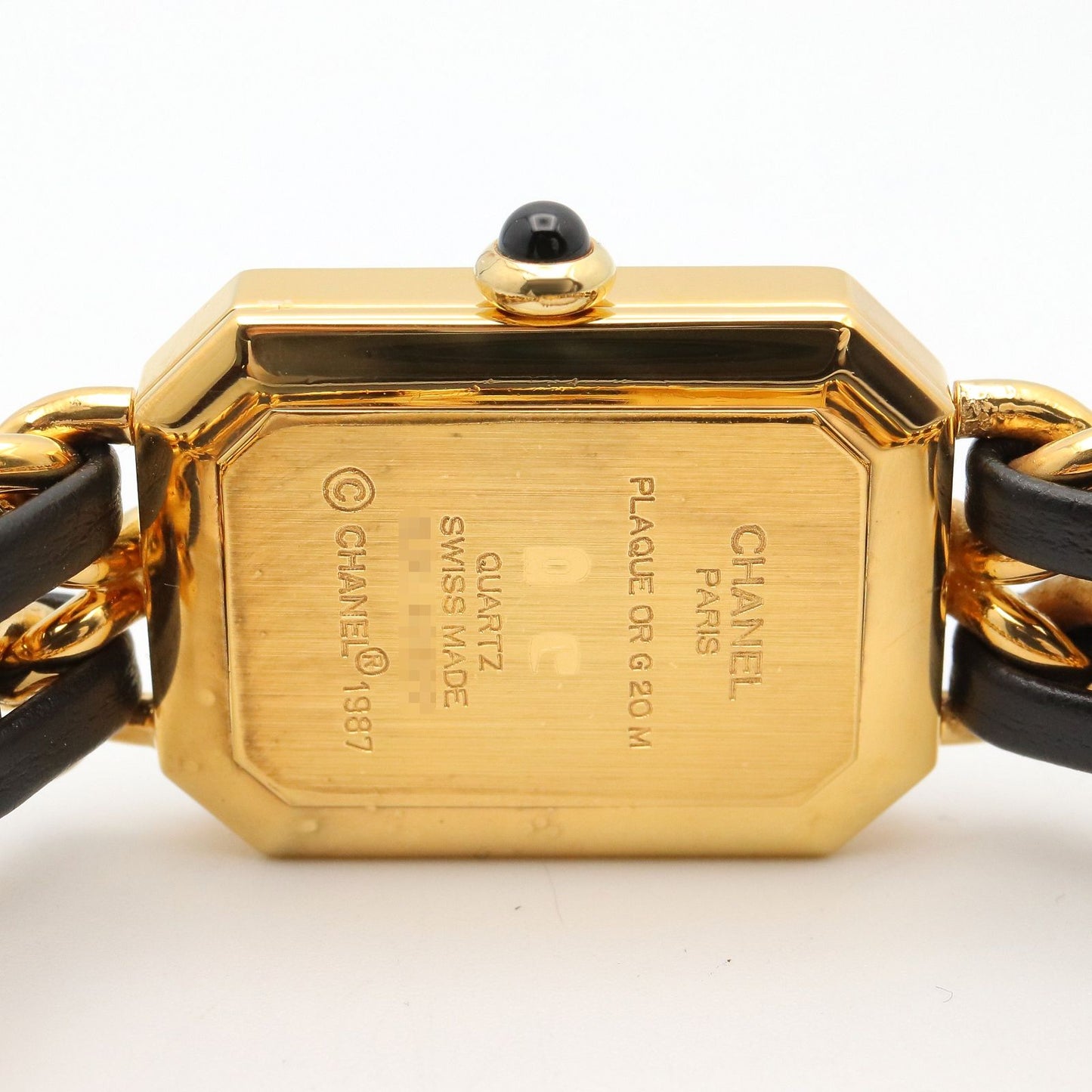 Chanel Watch Premiere XL Black Leather — view 6