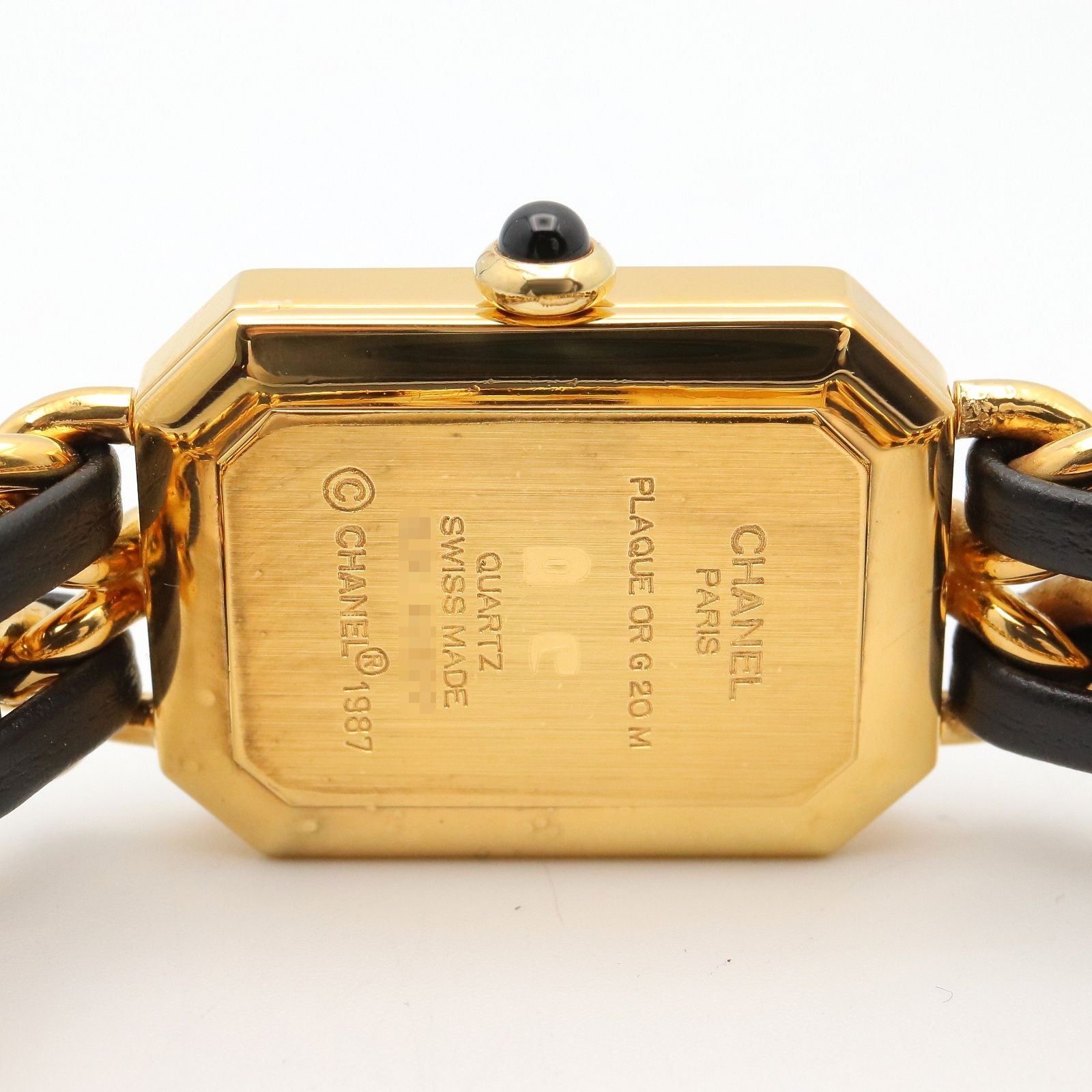 Chanel Watch Premiere XL Black Leather — view 6