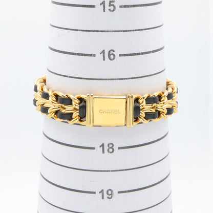 Chanel Watch Premiere XL Black Leather — view 8