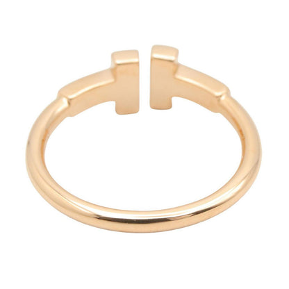 Tiffany & Co Ring T Wire Diamond 18k Pink Gold — view 3