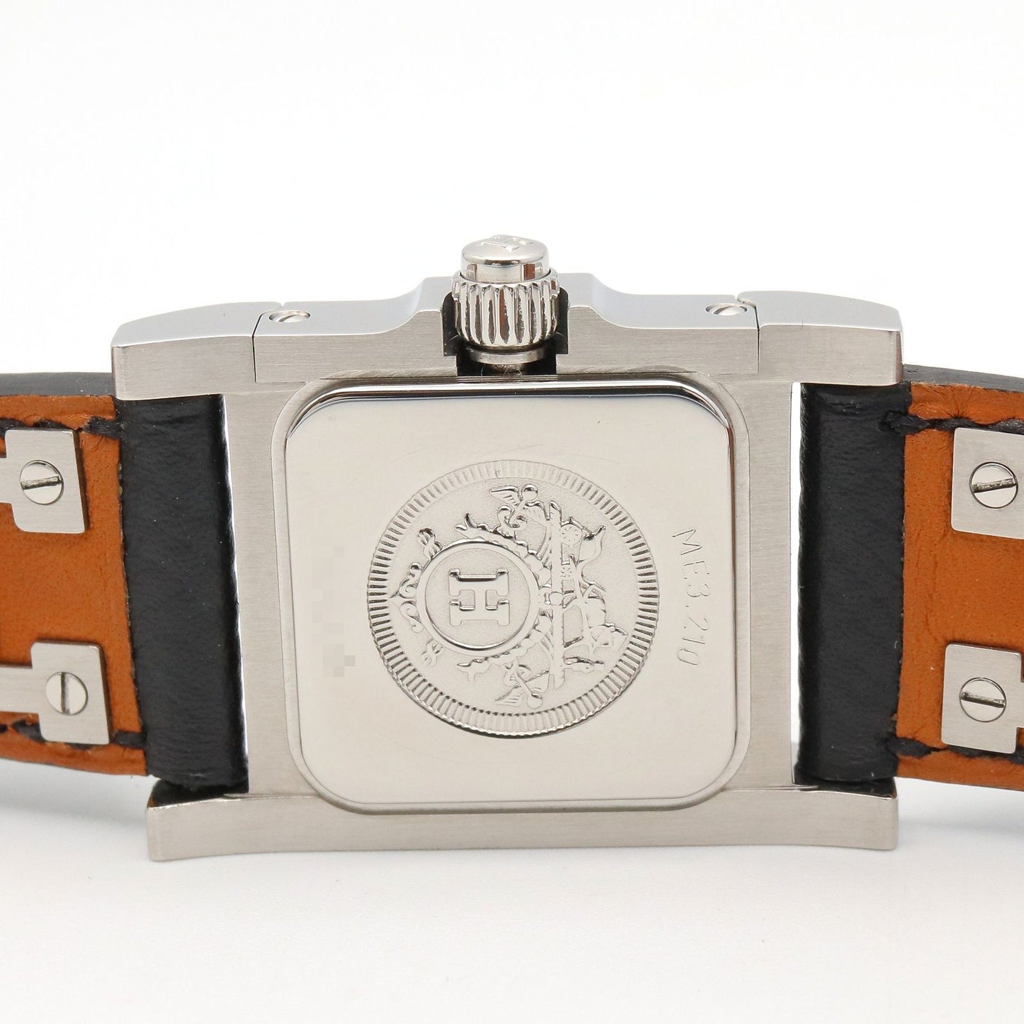 Hermes Watch Medall Silver Stainless Steel Leather — view 8