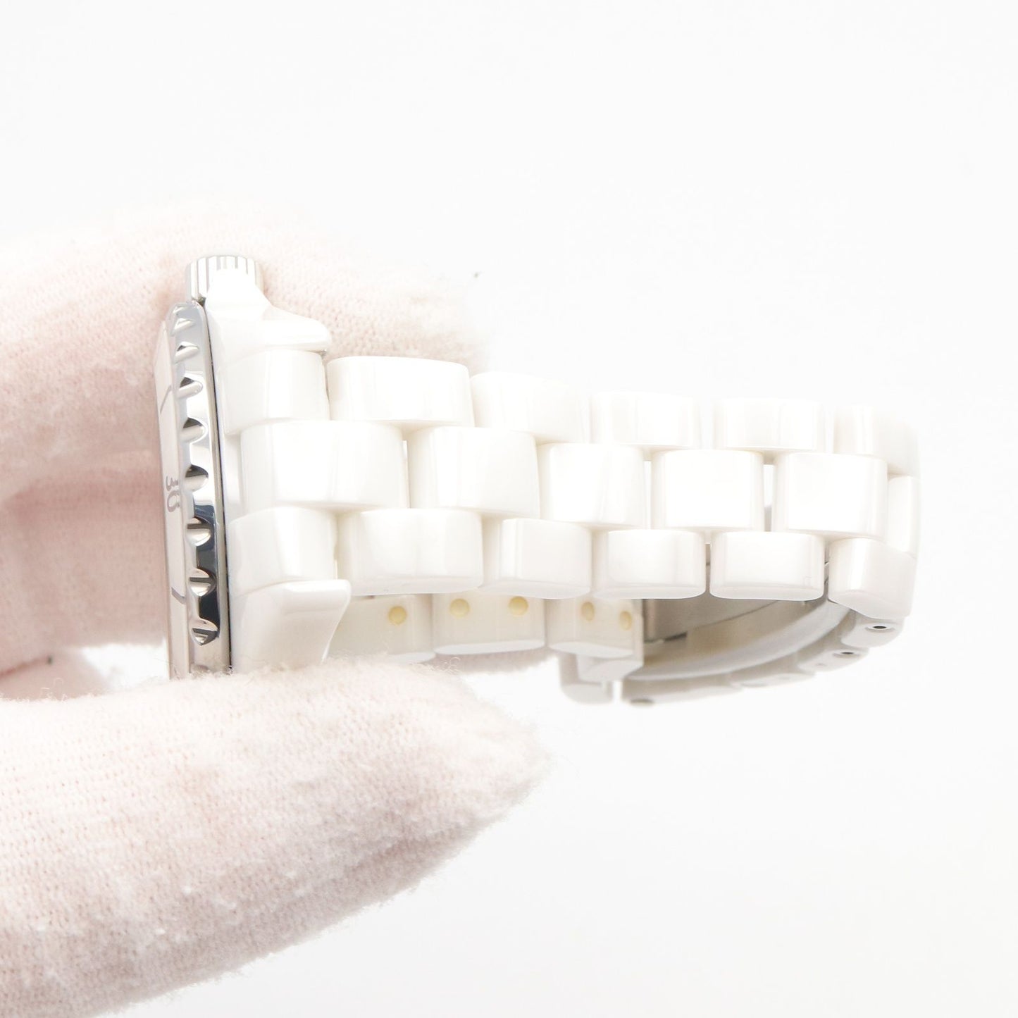 Chanel Watch Diamond White Ceramic — view 8