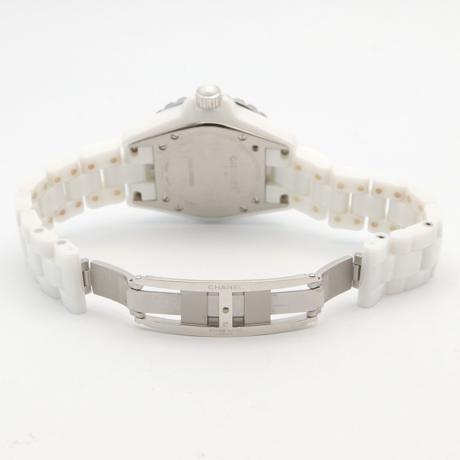 Chanel Watch Diamond White Ceramic — view 4