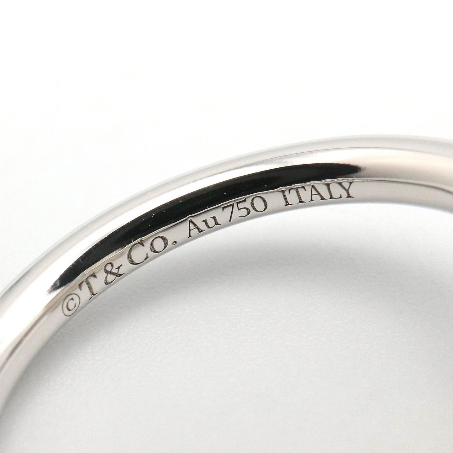 Tiffany & Co Ring T Wire Turquoise Diamond 18k White Gold — view 4