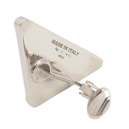 Prada Earrings Right Ear 925 Sterling Silver Symbol — view 3
