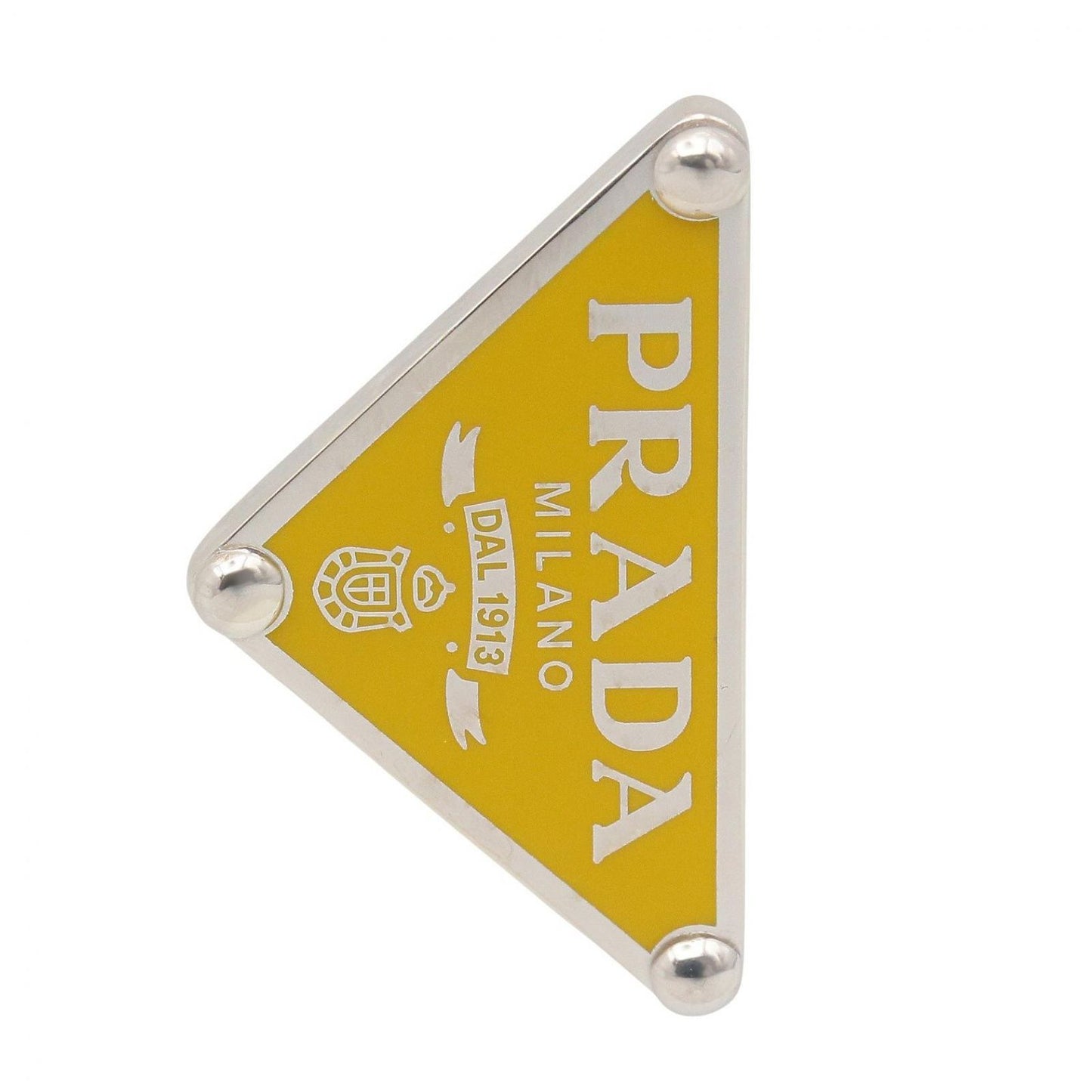 Prada Earrings for Left Ear 925 Sterling Silver Symbol