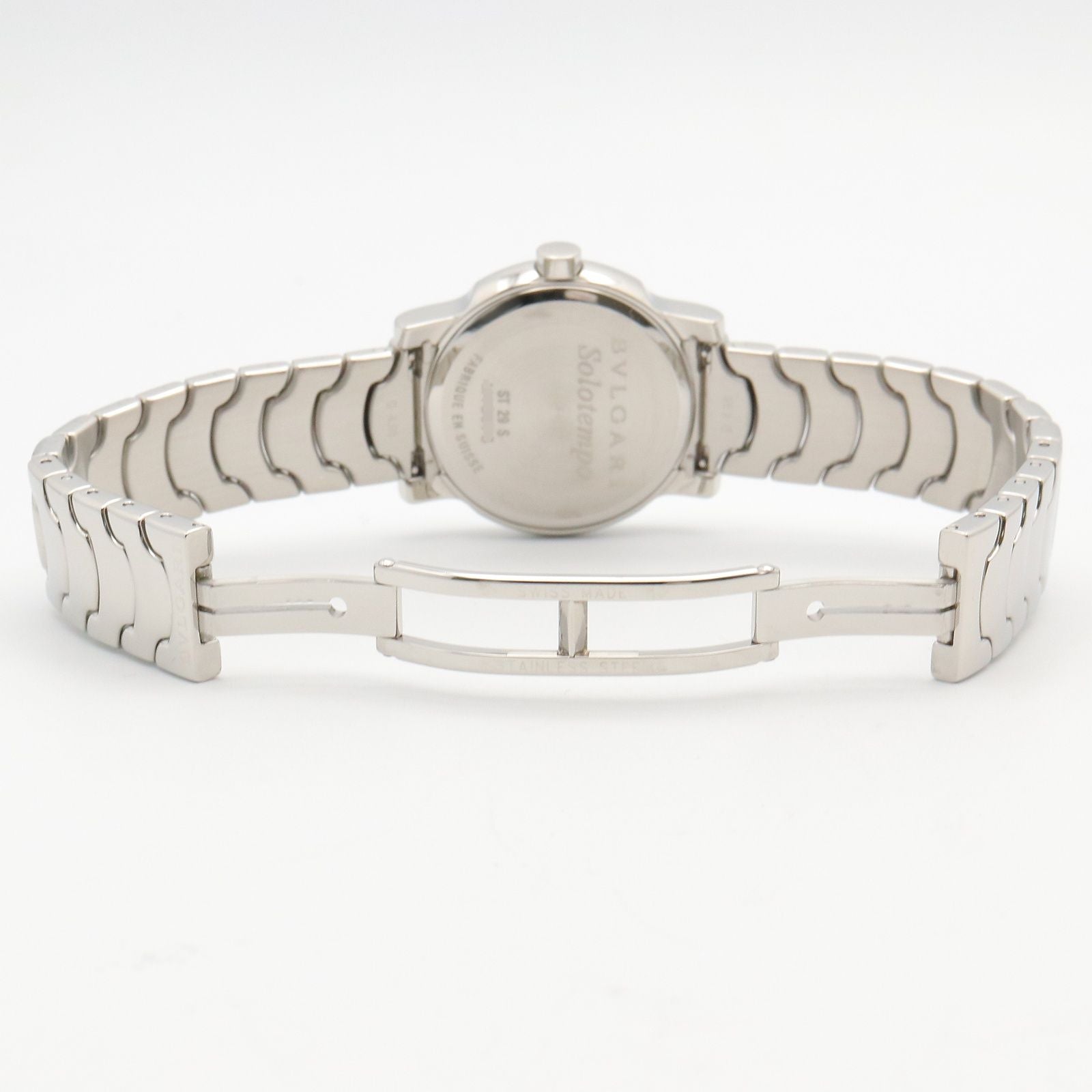 Bvlgari Watch Solo Tempo White Stainless Steel — view 4