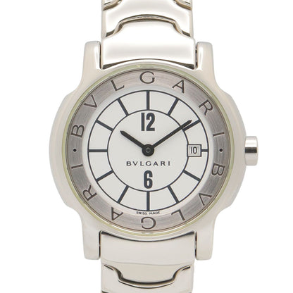 Bvlgari Watch Solo Tempo White Stainless Steel