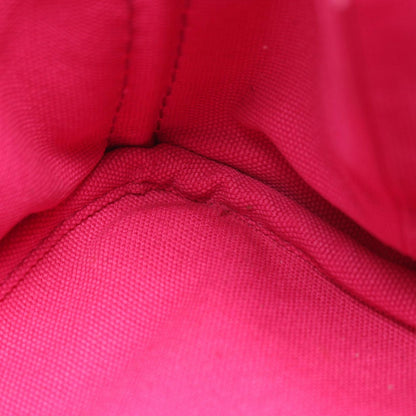 Prada Handbag Canapa Pink Purple Canvas Tote — view 5
