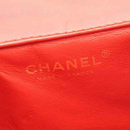 Chanel Shoulder Bag 2.55 Quilted Clutch Red Patent Leather Chain — view 4