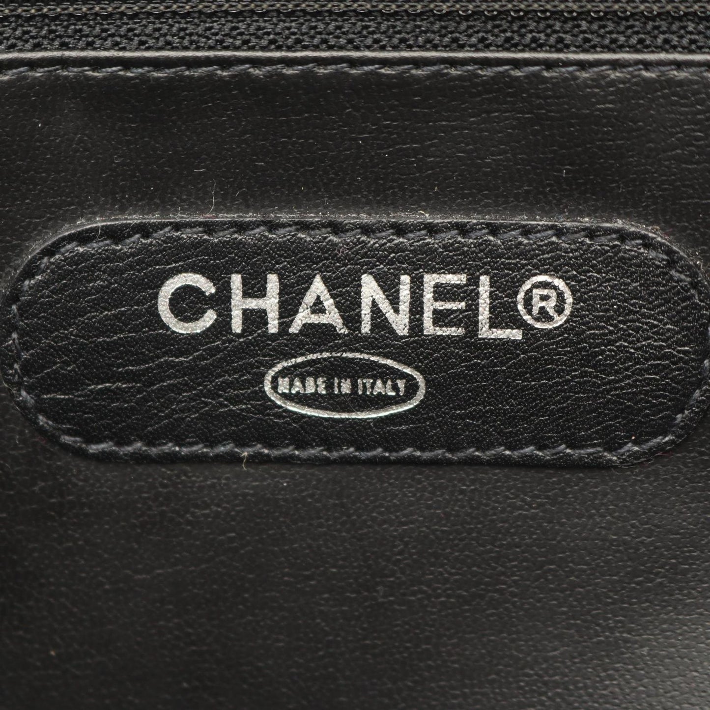 Chanel Business Bag Bicolor Bag 2-Way Black Lambskin — view 5