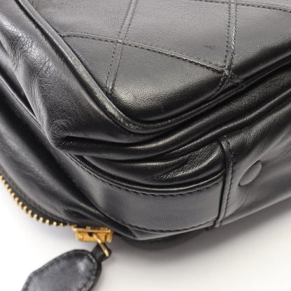 Chanel Business Bag Bicolor Bag 2-Way Black Lambskin — view 8