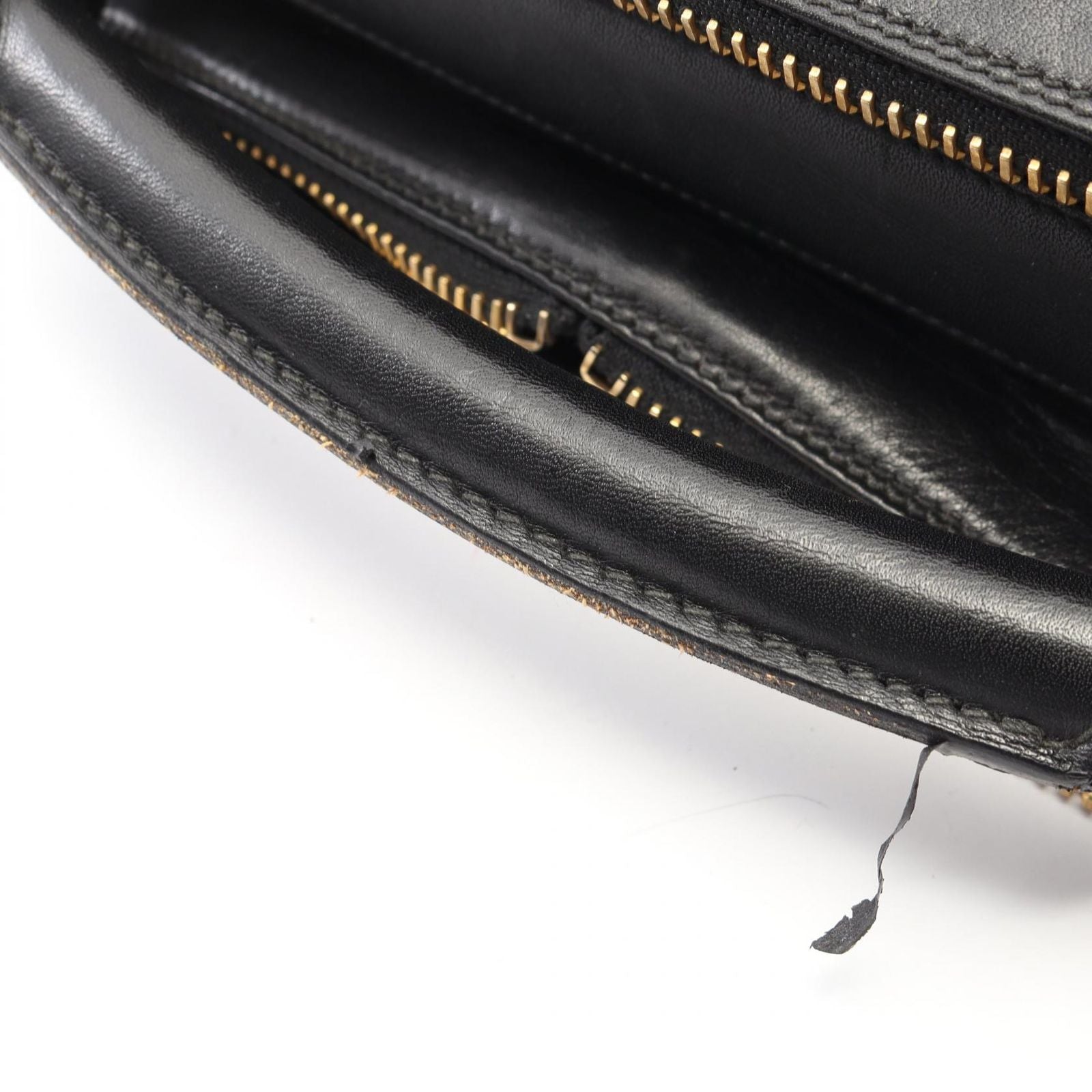 Chanel Business Bag Bicolor Bag 2-Way Black Lambskin — view 9