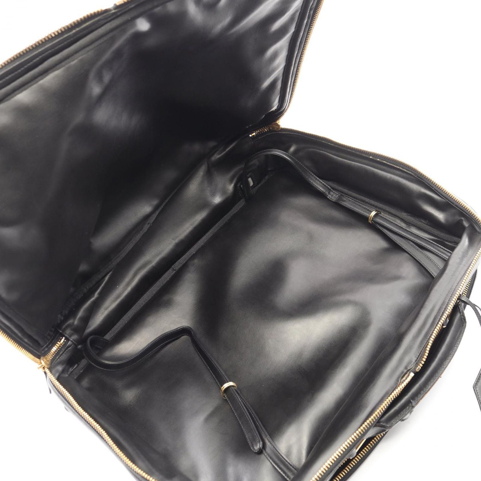 Chanel Business Bag Bicolor Bag 2-Way Black Lambskin — view 4