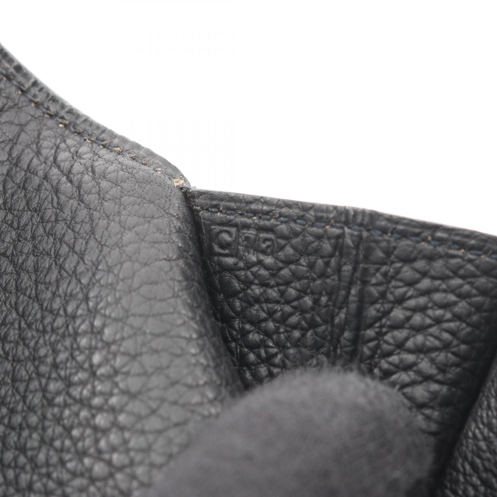 Hermes Clutch Pochette Rio Black Leather — view 5