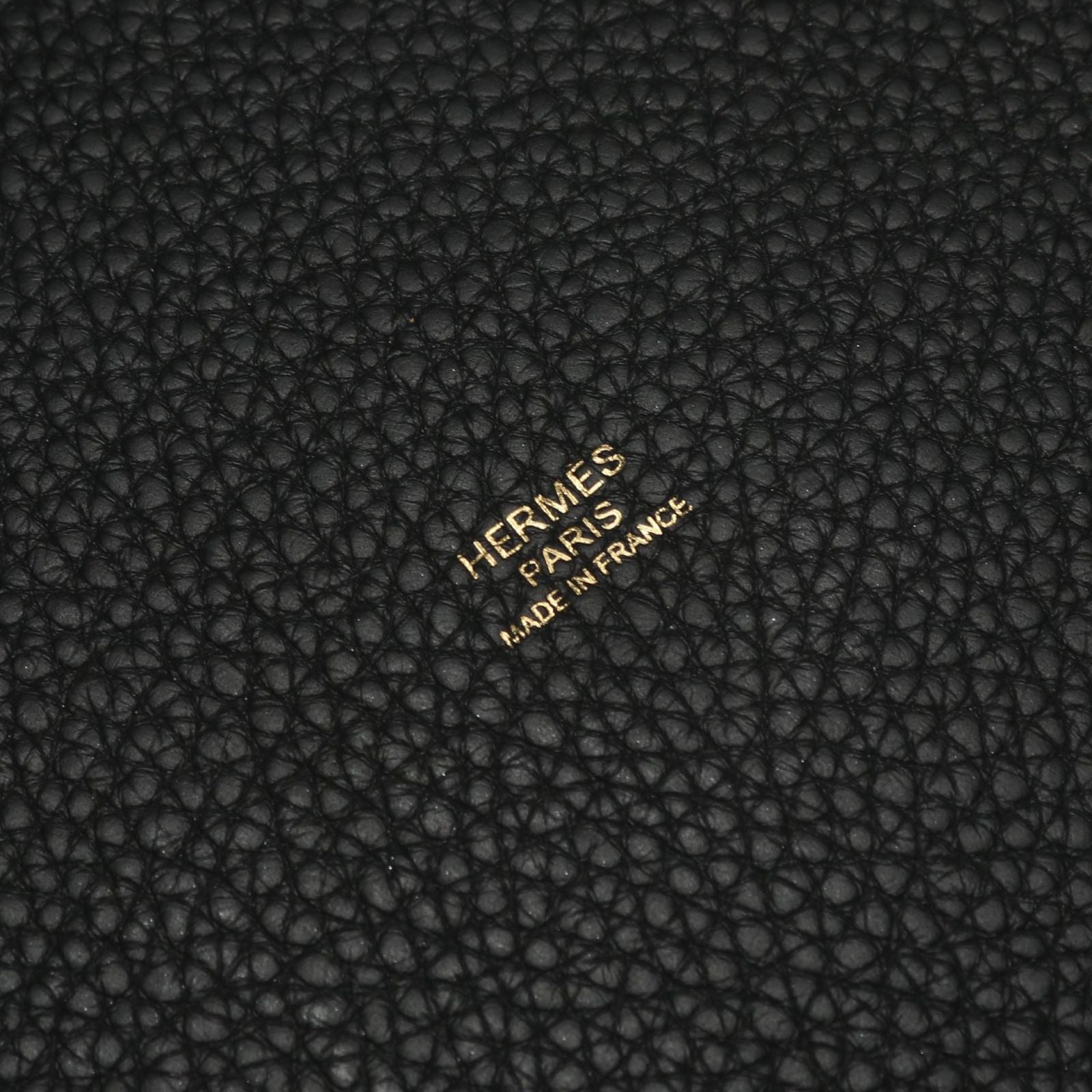 Hermes Handbag Picotin Lock GM Black Leather — view 4