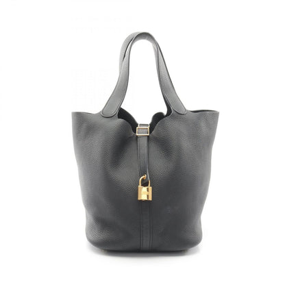 Hermes Handbag Picotin Lock GM Black Leather