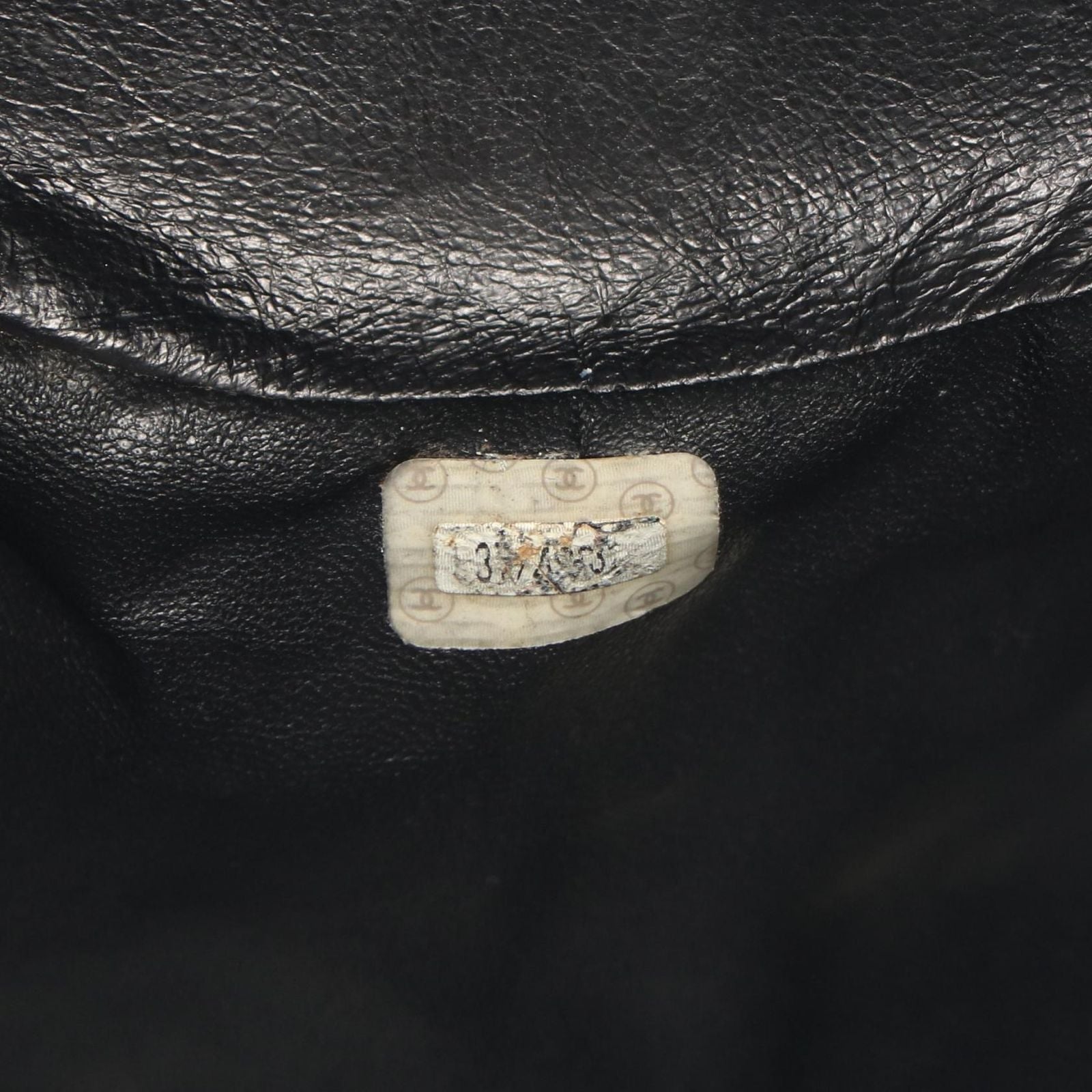Chanel Backpack Quilted Black Lambskin Double Turnlock Chain — view 5