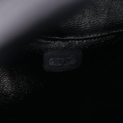 Chanel Backpack Quilted Black Lambskin Double Turnlock Chain — view 5