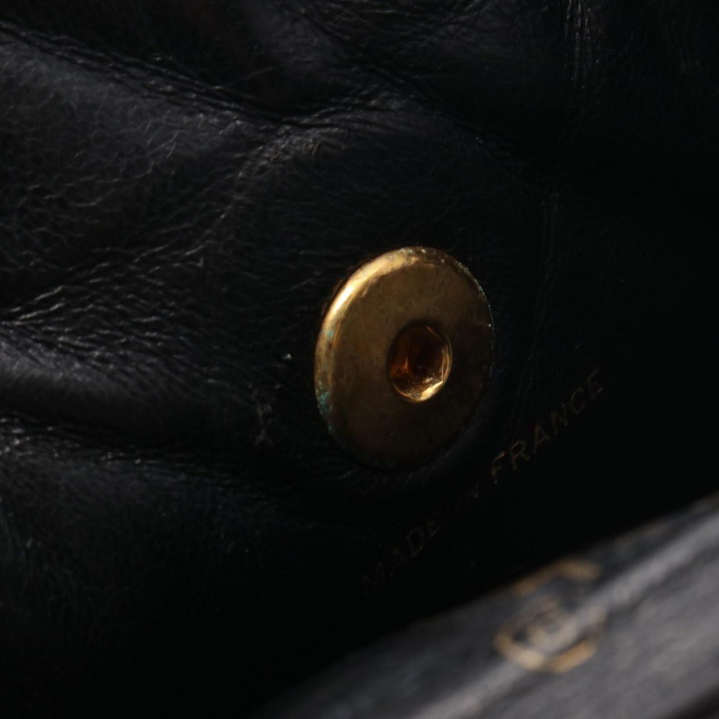 Chanel Backpack Quilted Black Lambskin Double Turnlock Chain — view 7
