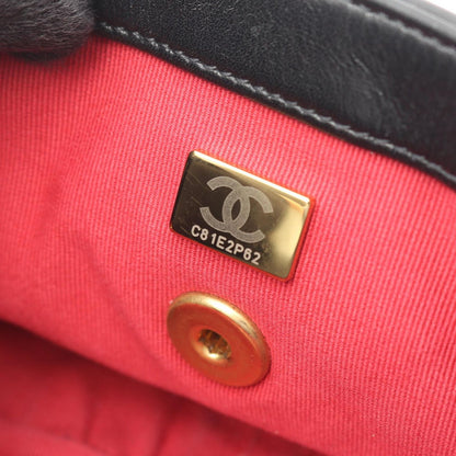 Chanel Shoulder Bag Quilted Small Flap Black Leather Chain — view 5