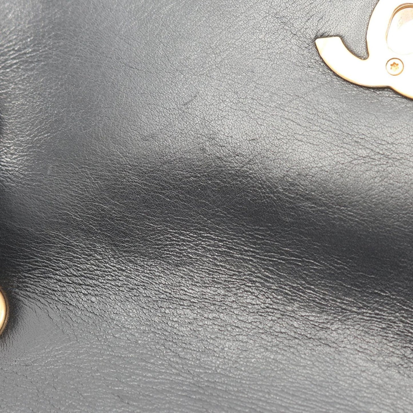 Chanel Shoulder Bag Quilted Small Flap Black Leather Chain — view 8
