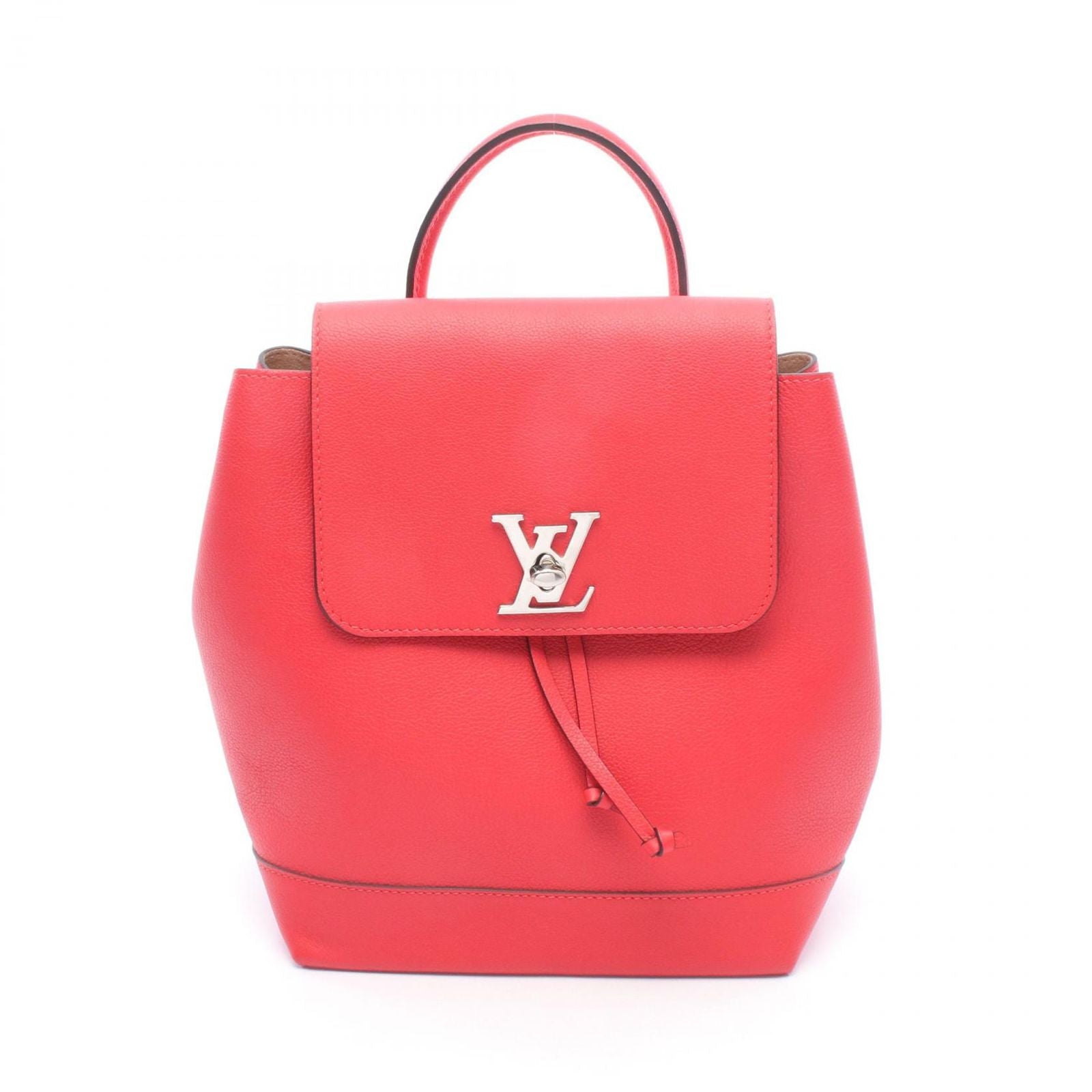 Louis Vuitton Backpack Lockme Ruby Leather