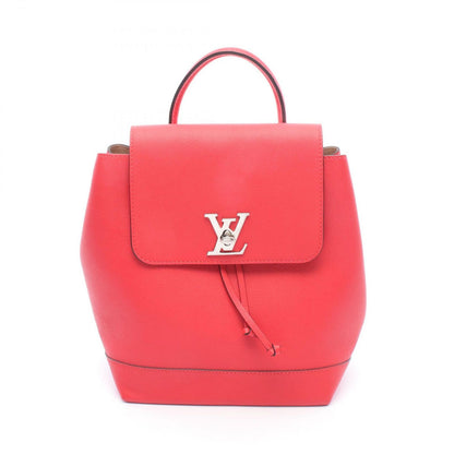 Louis Vuitton Backpack Lockme Ruby Leather