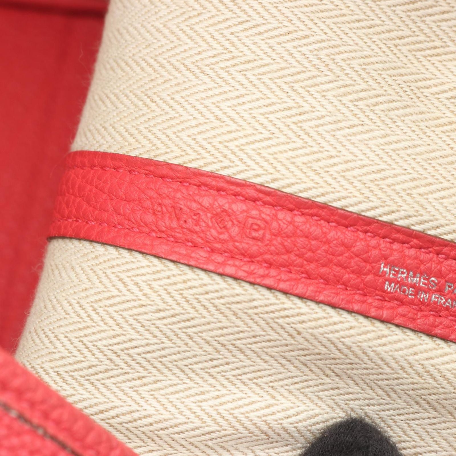 Hermes Tote Garden Party PM Bougainvillea Leather — view 5