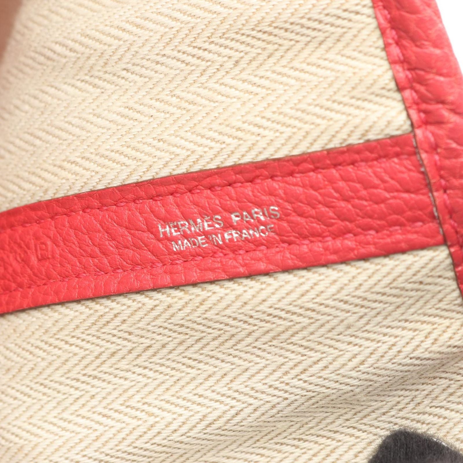 Hermes Tote Garden Party PM Bougainvillea Leather — view 4